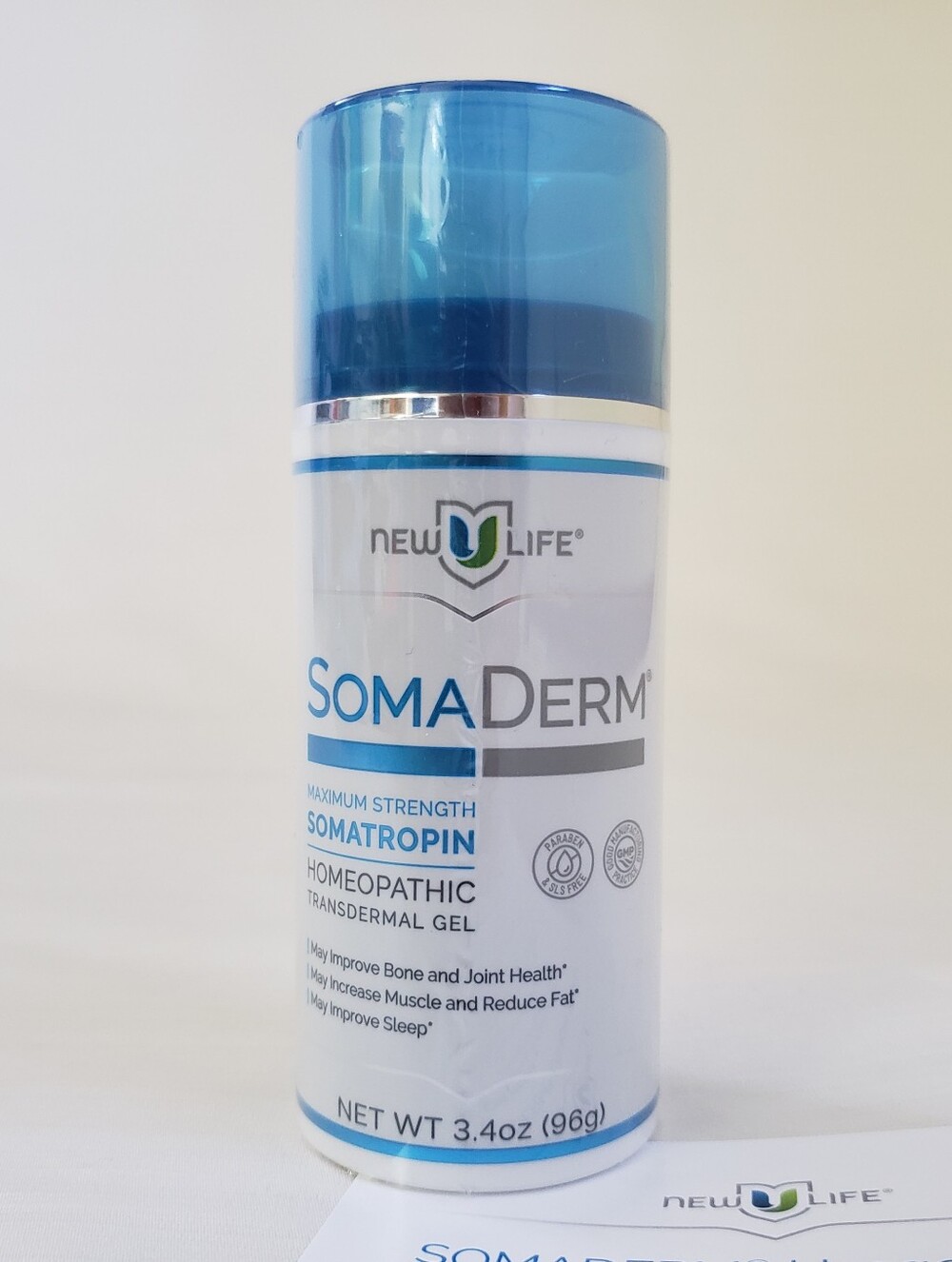 New Life Soma Gel 3.4Oz Brand New Sealed for Sleep Muscle Relaxation Wrist Under